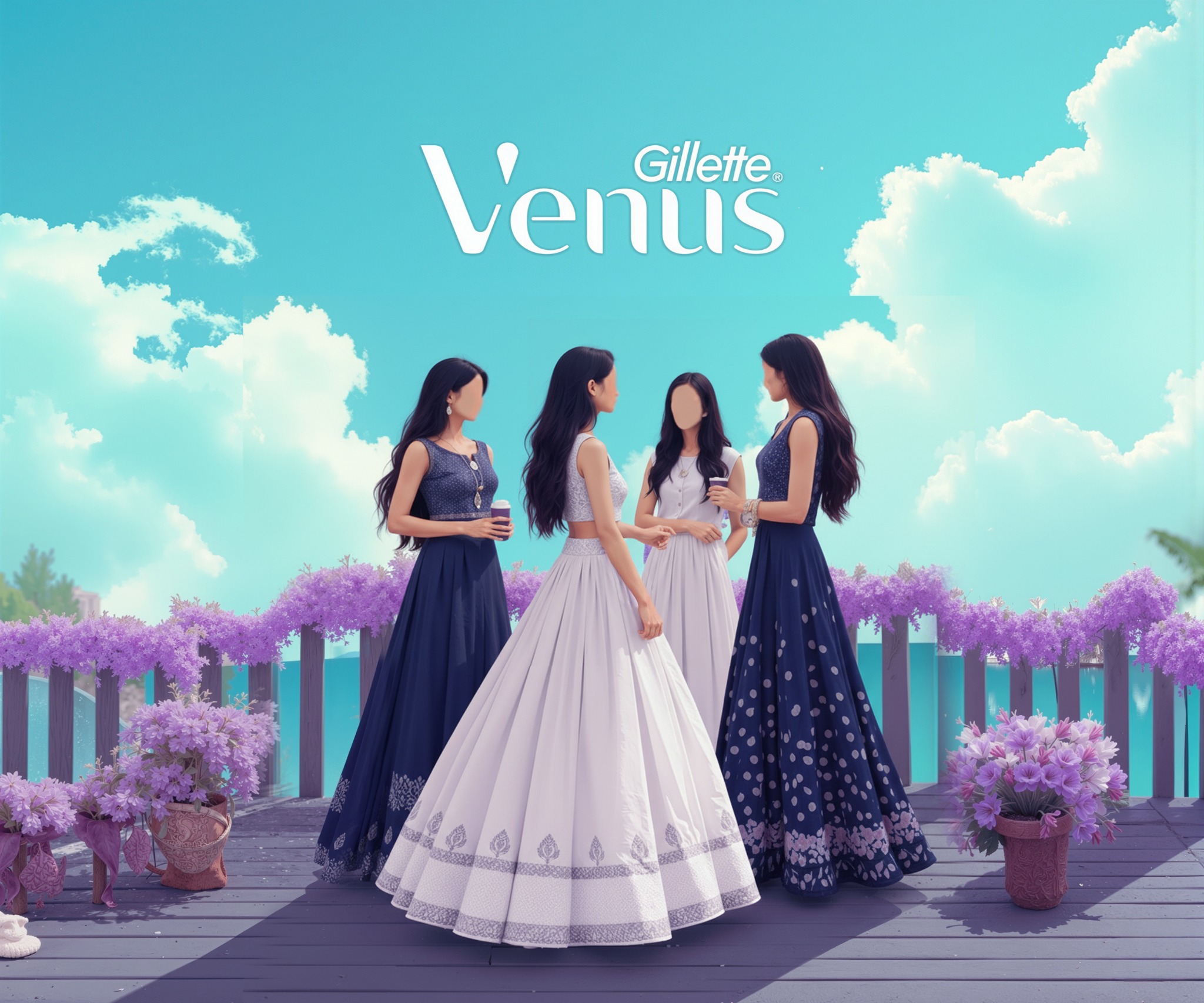 Gillette Venus gift-box cover artwork